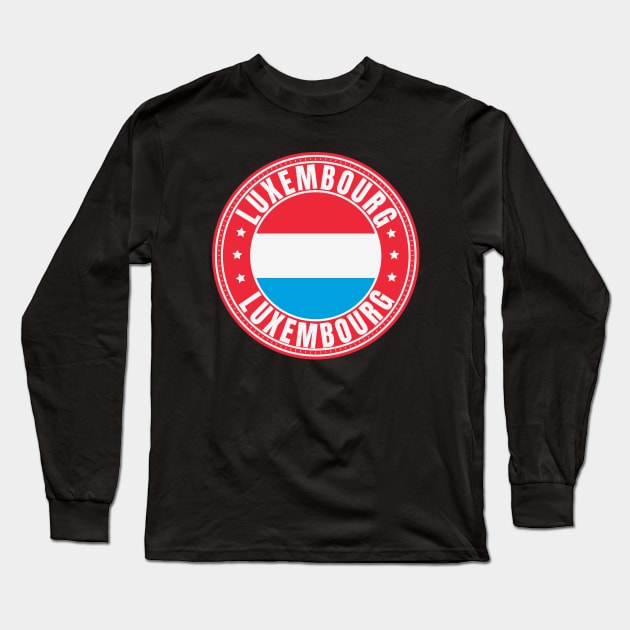 Luxembourg Long Sleeve T-Shirt by footballomatic